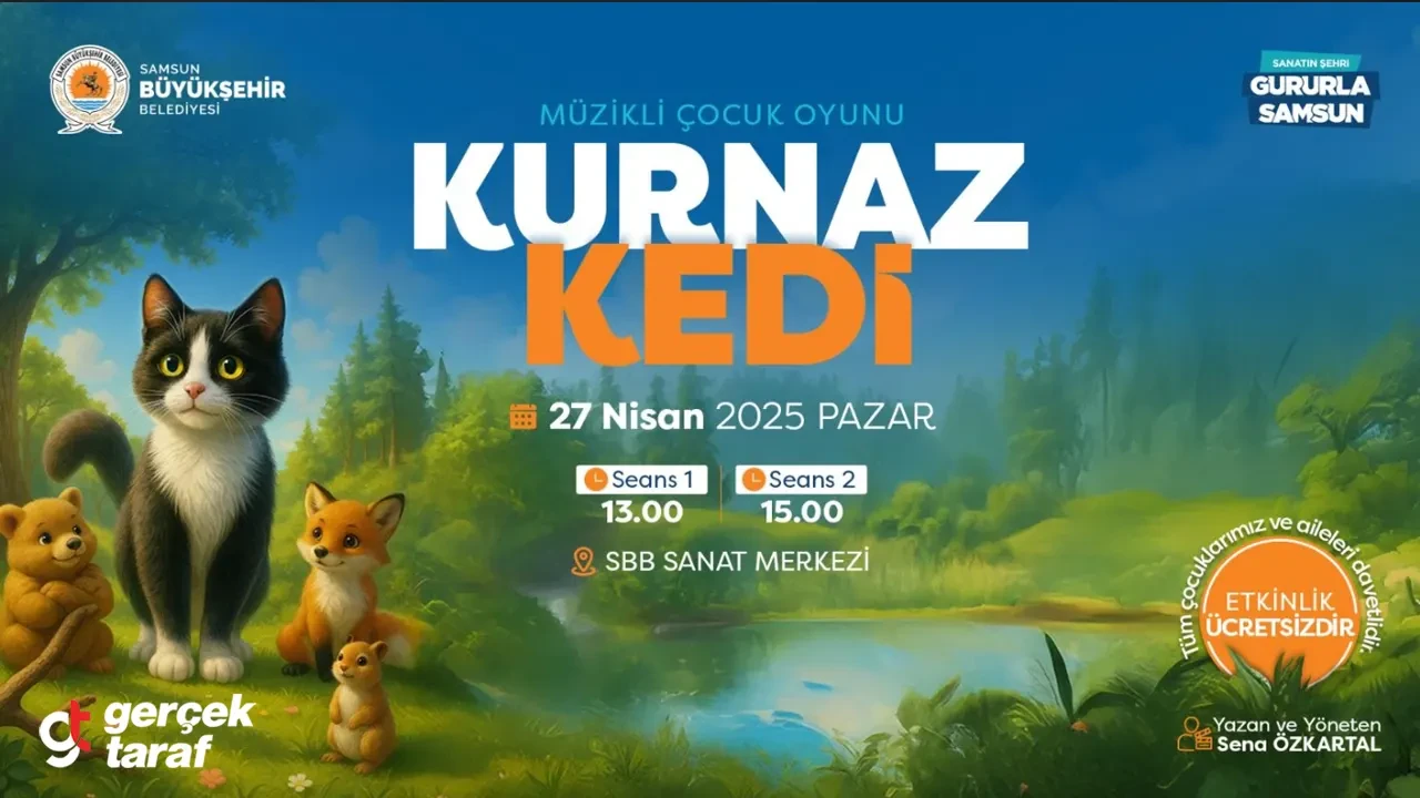 Samsun'da Sanat Dolu Bir Pazar: Çocuk Tiyatrosu ve TSM Bahar Konseri Ücretsiz!