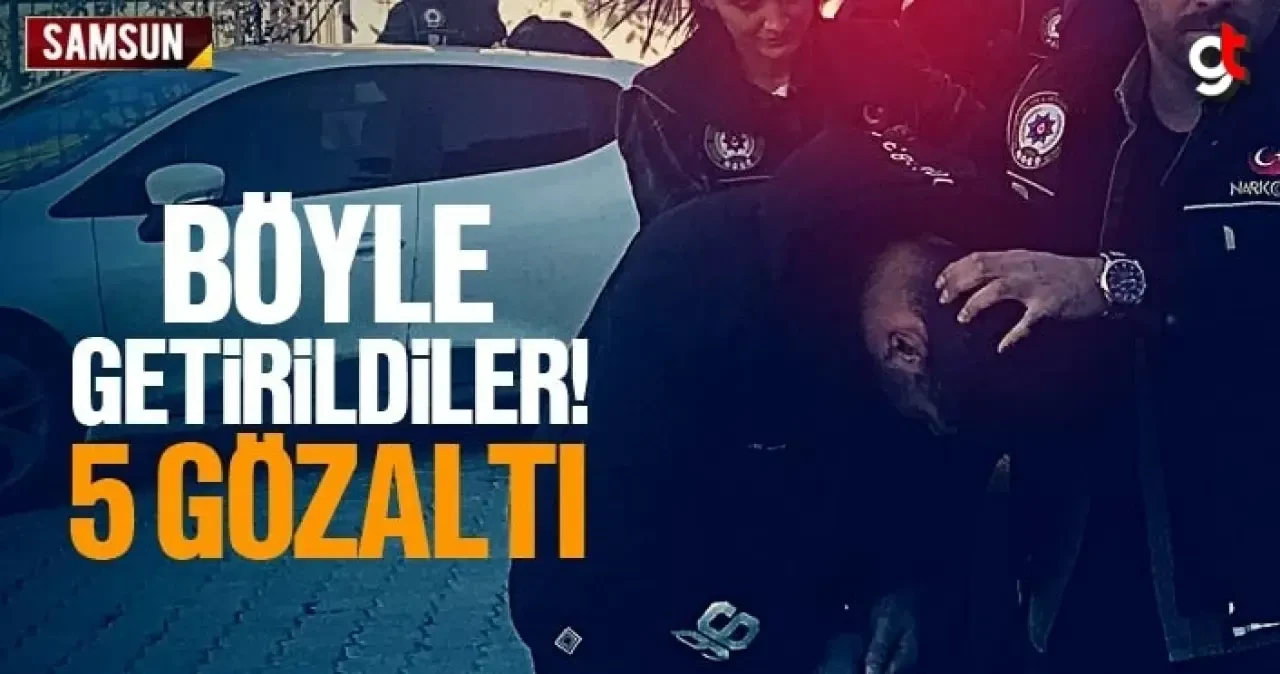 Van'dan Samsun'a uyuşturucu ticareti