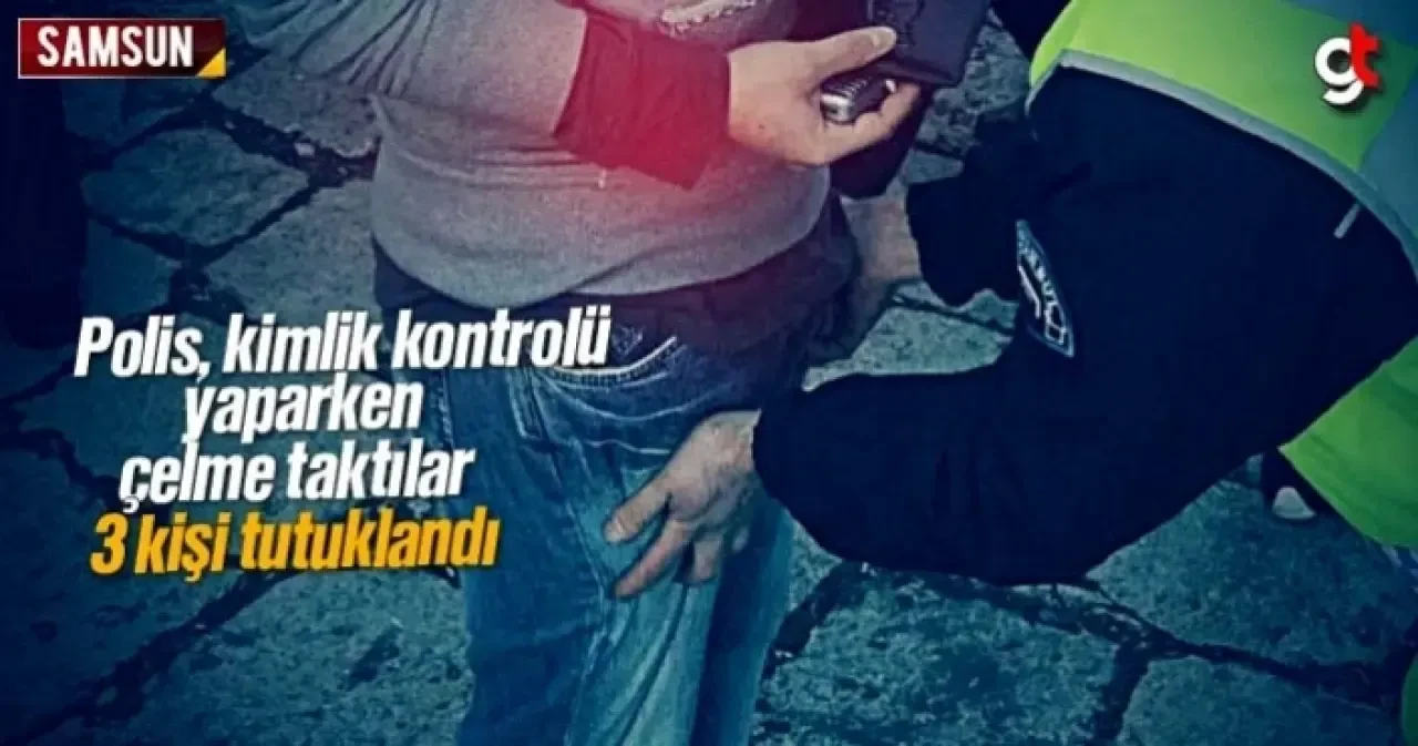 Polis kimlik kontrolü yaparken çelme taktılar, 3 kişi tutuklandı