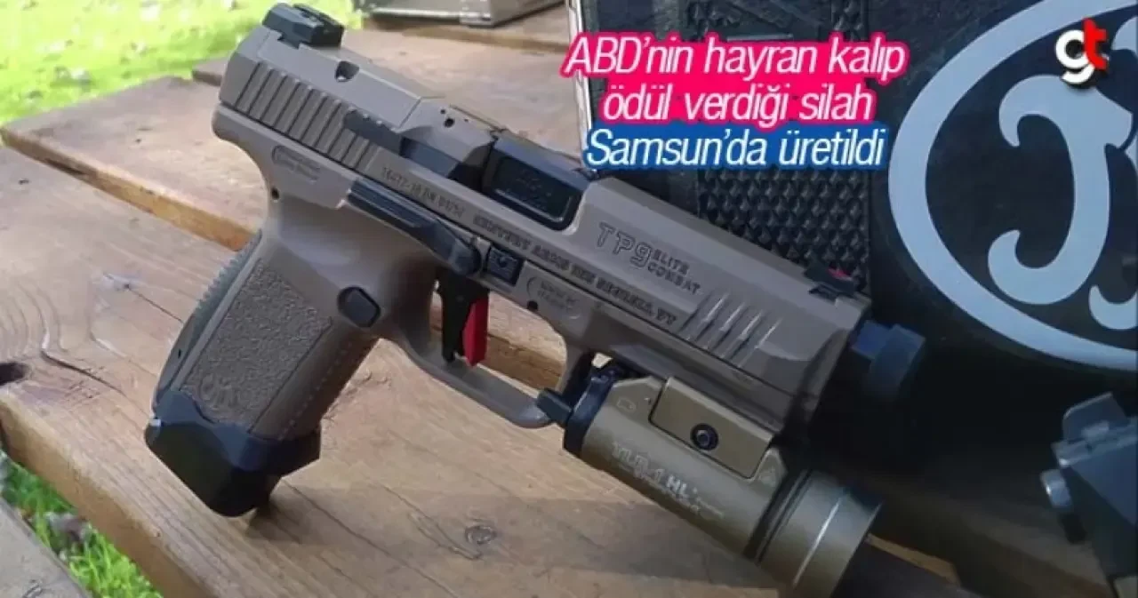 ABD'nin hayran kaldığı ve ödül verdiği Canik TP9 Elite Combat Samsun'da üretildi