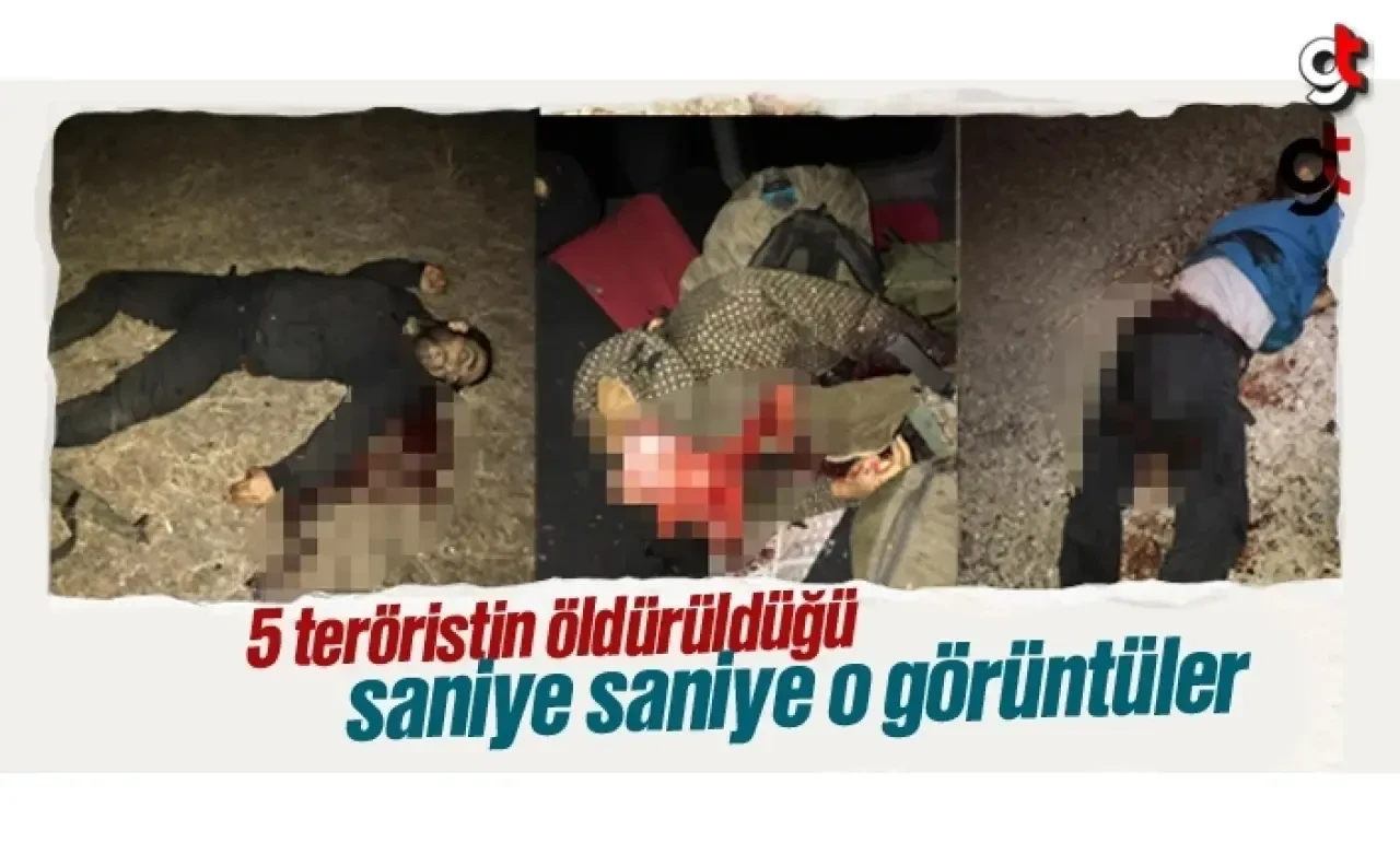 Muş'ta Öldürülen 5 Teröristin Video ve Fotoğrafları Yayınlandı