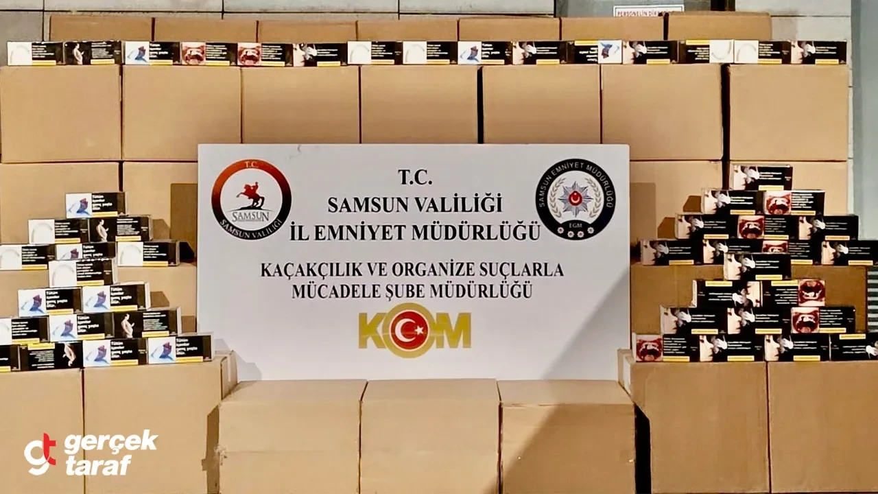 Samsun'da Kaçak Makaron Operasyonu: 1 Kişi Gözaltına Alındı