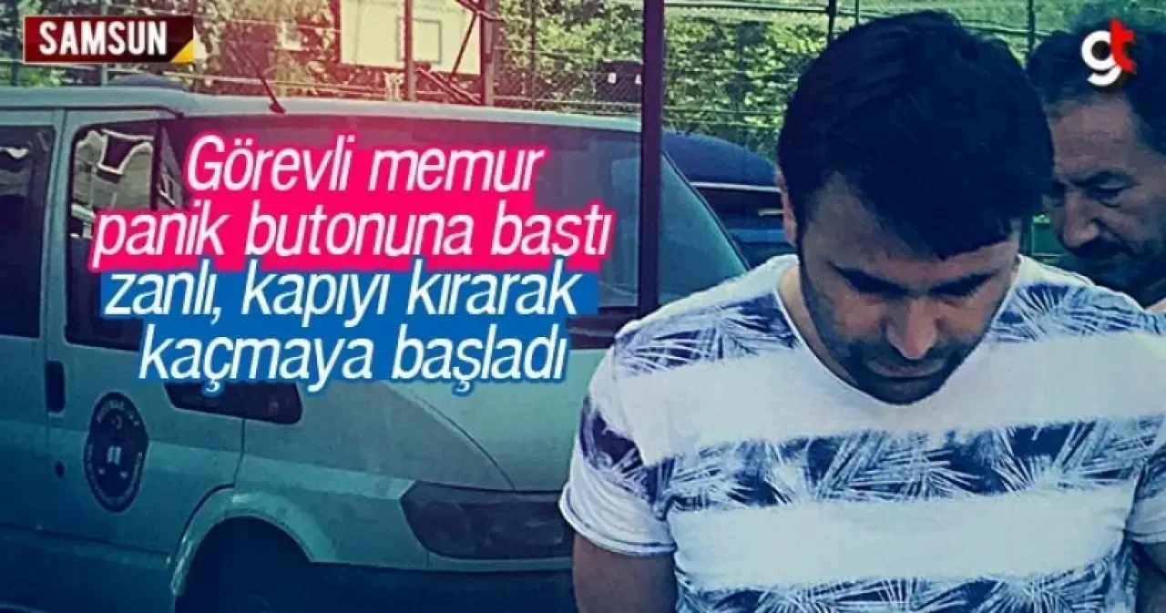 Samsun Adliyesi'nde kovalamaca