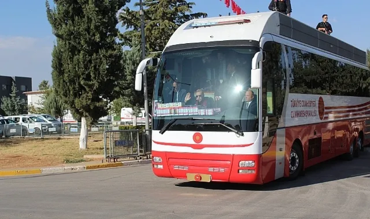 Cumhurbaşkanlığı Otobüsü Samsun’a Geldi