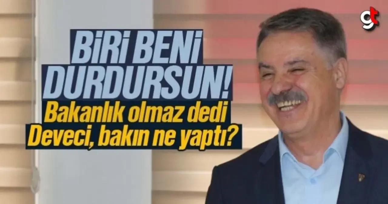 Bakanlık olmaz dedi, Başkan Cemil Deveci yine bir yolunu buldu