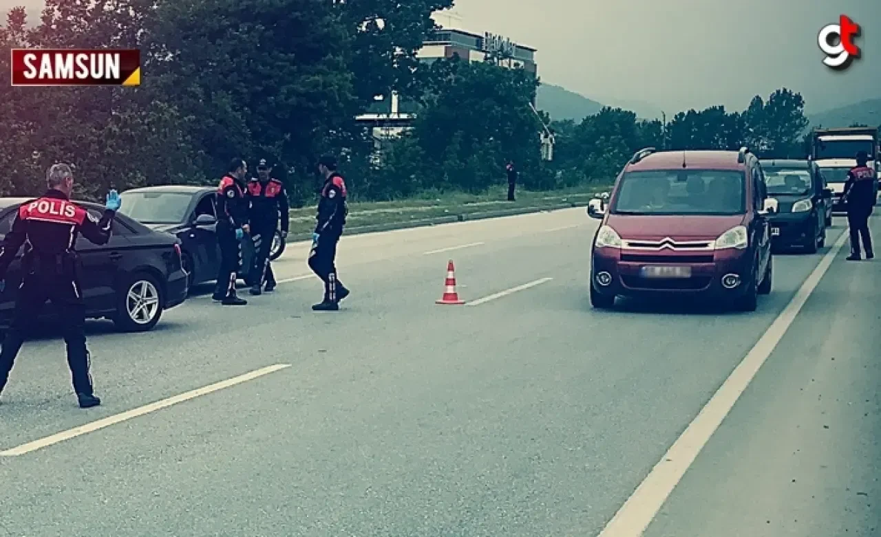 Samsun Çakallı’da durdurulan araçta uyuşturucu çıktı