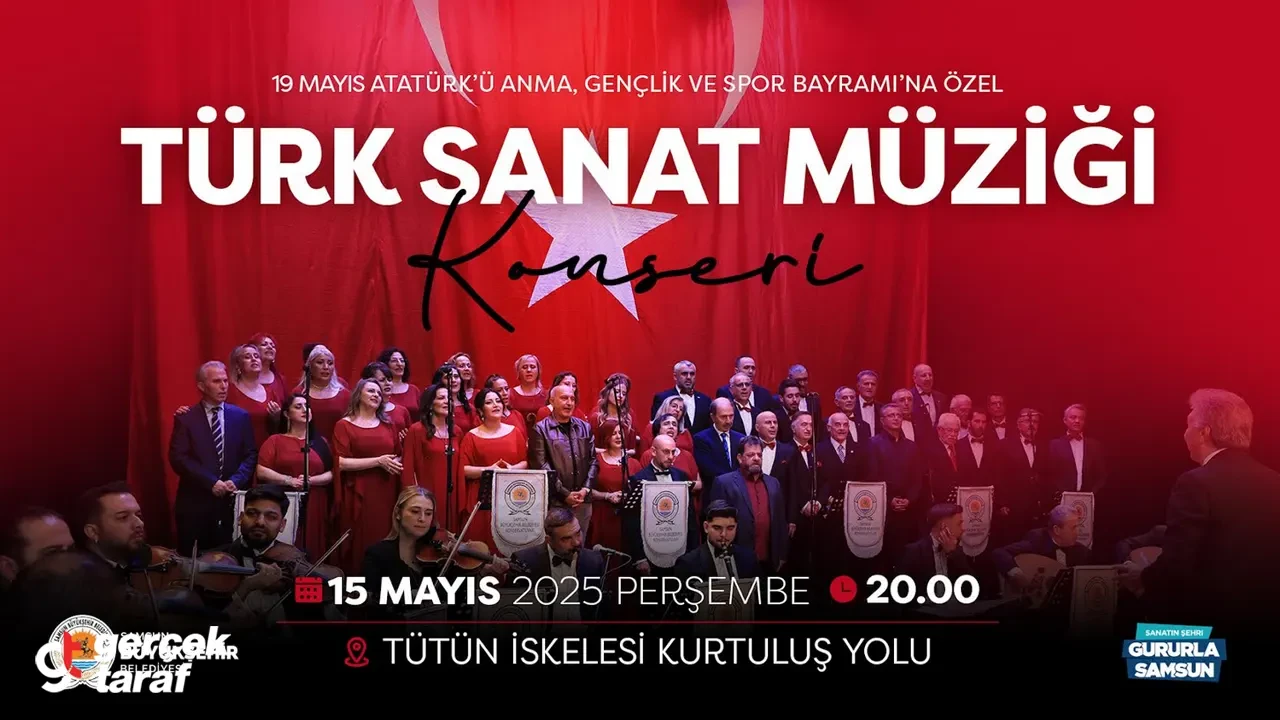 Samsun'da 19 Mayıs’a özel Türk Sanat Müziği konseri