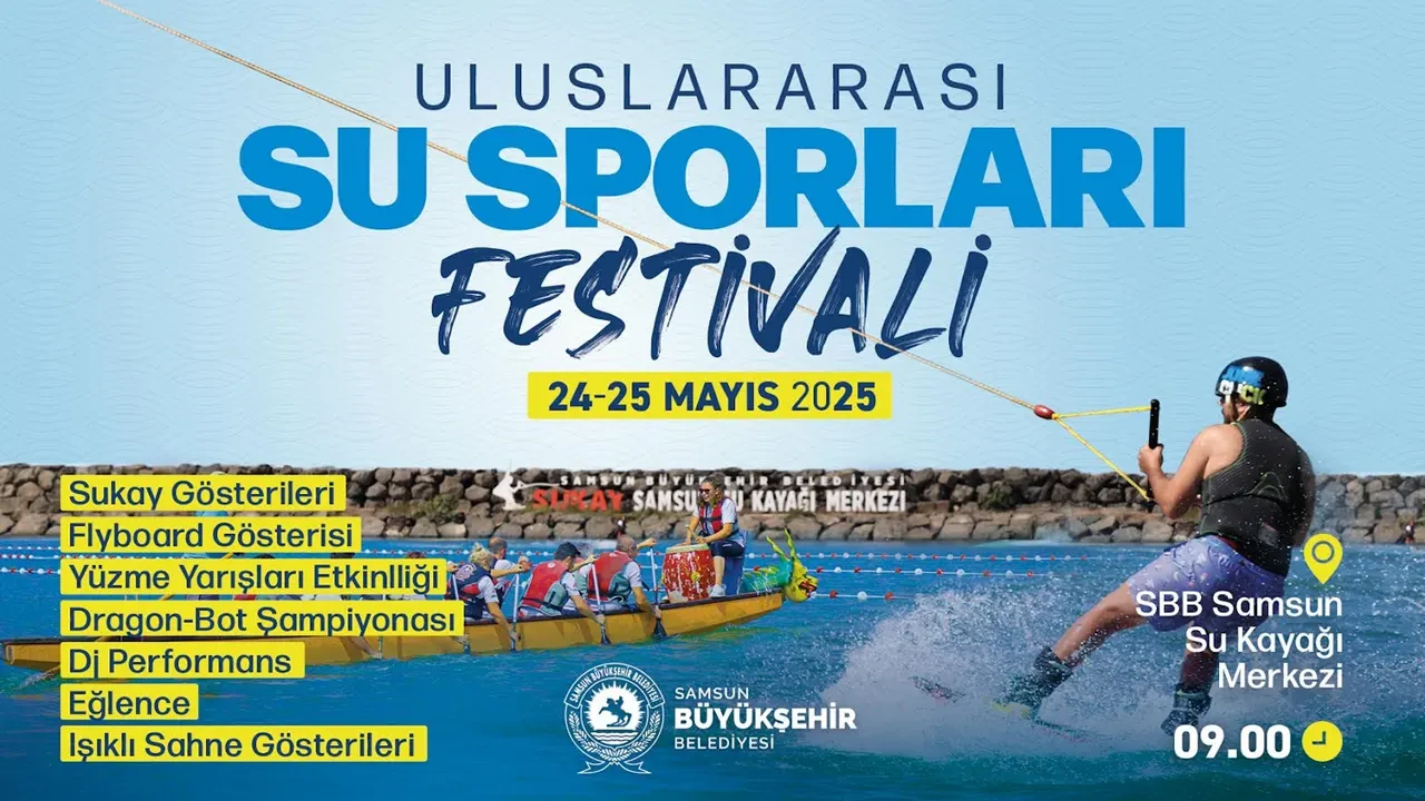 Samsun'da Karadeniz'in En Büyük Su Sporları Festivali Coşkusu Başlıyor!