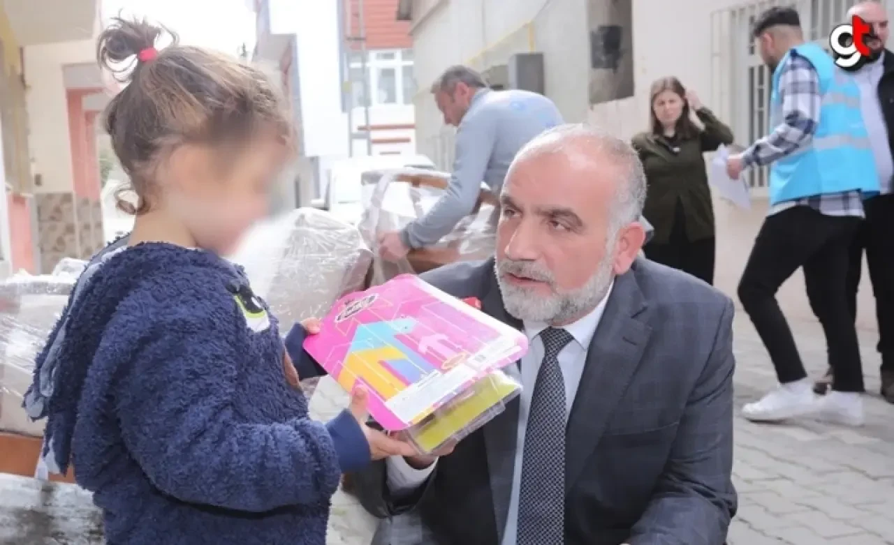 Canik'te bayram öncesi yüzler güldü