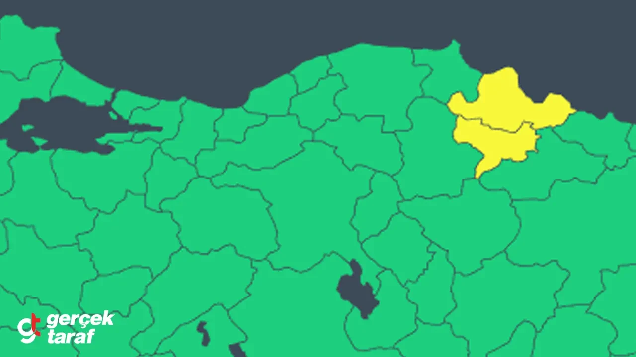 Samsun için Sarı Alarm Uyarısı Yapıldı, Heyelan Riskine Dikkat!
