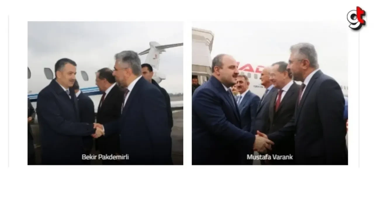 Bakanlardan biri Samsun’a özel jetle diğeri tarifeli uçakla geldi!