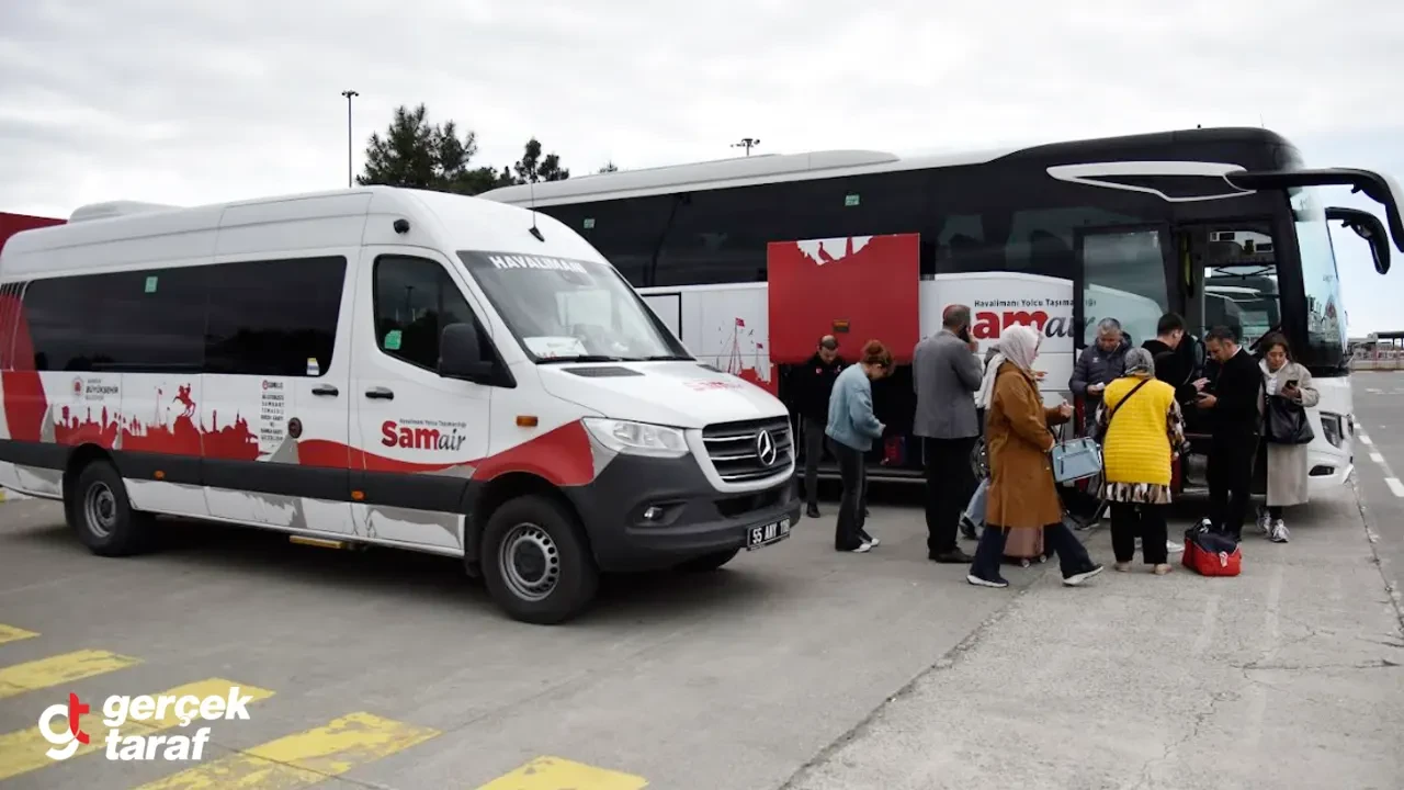 SAMAIR Havaalanı Otobüs Seferleri İle Samsun'da 184 Bin Yolcu Taşıdı