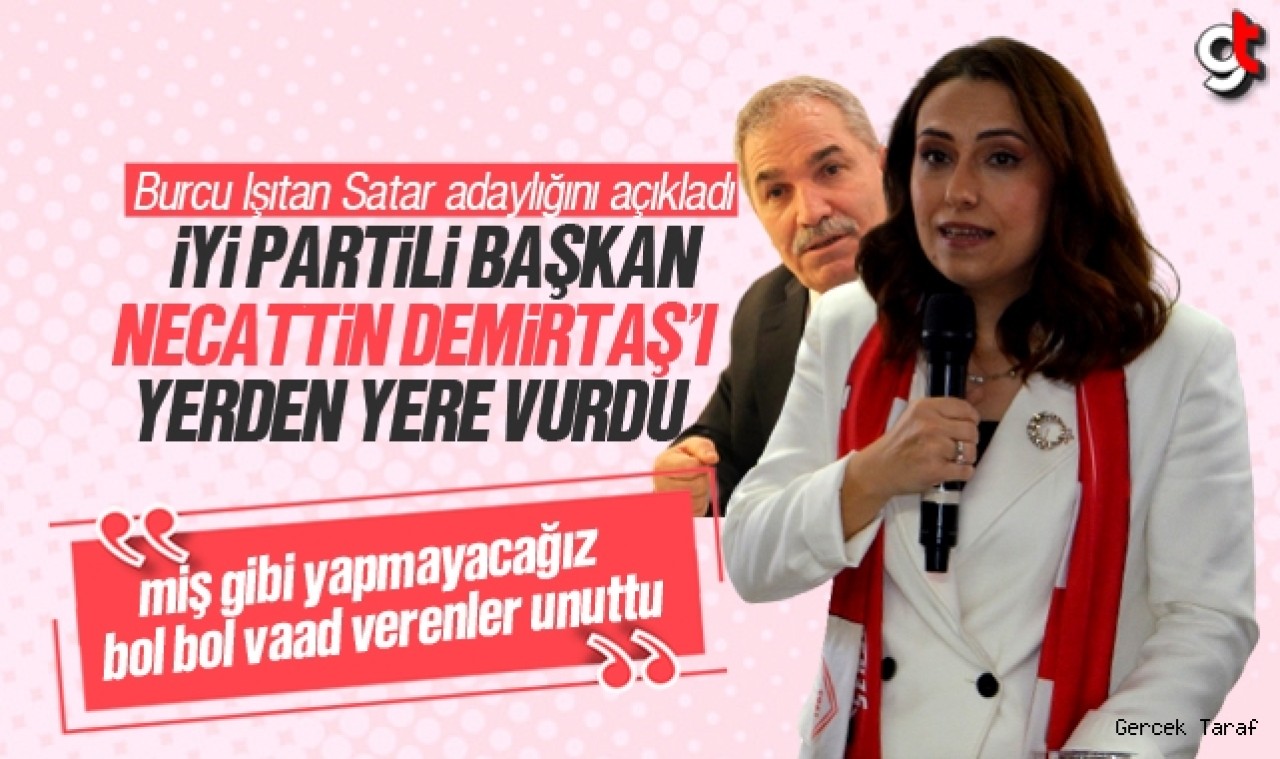 Burcu Işıtan Satar'dan Necattin Demirtaş'a üstü kapalı gönderme