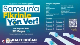 Samsun'a Fikrinle Yön Ver Yarışması Başladı