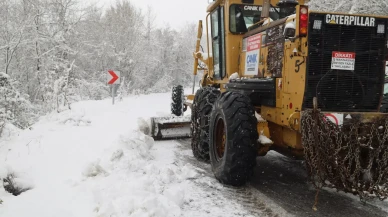 Samsun Canik'te Kar Yağışı Sonrası Yollar Açılıyor