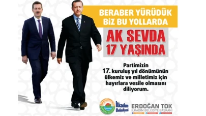 Başkan Tok, Milletin Umudu AK Sevda 17 Yaşında