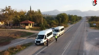 Erbaa'da okul servisleri denetlendi