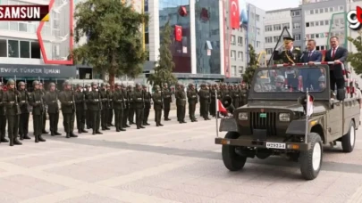Samsun Cumhuriyet Meydanı'nda 30 Ağustos Zafer Bayramı Kutlamaları