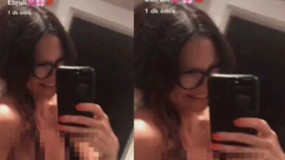 Ebru Şallı'ya Ait Olduğu İddia Edilen Çıplak Fotoğrafı Gündeme Bomba Gibi Düştü