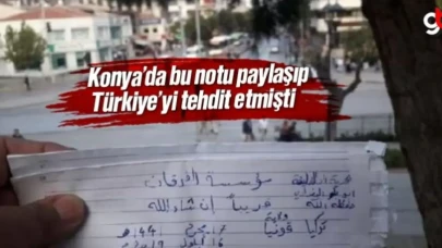 Bu notu paylaşıp Türkiye'yi tehdit etmişti