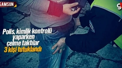 Polis kimlik kontrolü yaparken çelme taktılar, 3 kişi tutuklandı