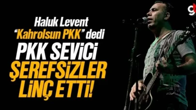 Haluk Levent 'Kahrolsun PKK' yazdı terör seviciler linç etti