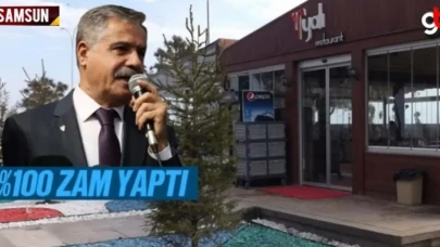 Atakum Yalı Kafede Çay'a Yüzde 100 Zam Yapıldı