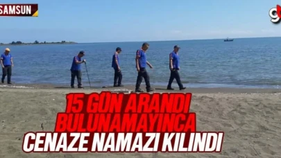 15 Gündür aranan Ali Korkmaz bulunamayınca cenaze namazı kılındı