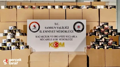 Samsun'da Kaçak Makaron Operasyonu: 1 Kişi Gözaltına Alındı