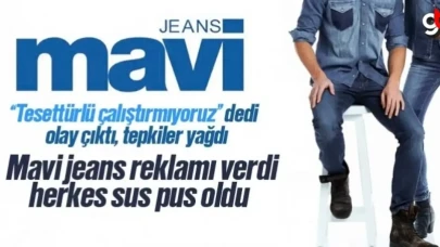 Mavi jeans tesettürlü çalıştırmıyoruz cevabı