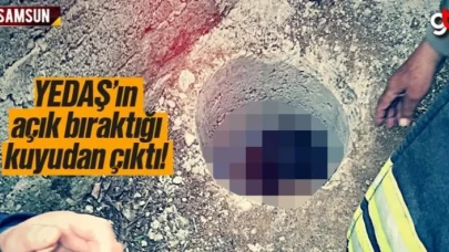 Yedaş'ın Açık Bıraktığı Kuyudan Çıktı