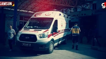 Samsun'da otomobil ile motosiklet kaza yaptı 1 kişi öldü