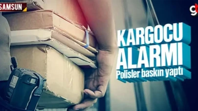Samsun'da kargocu alarmı