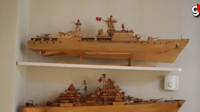 Zabıta memuru ve oğlunun maket gemi merakı
