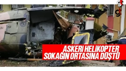 İstanbul Sancaktepe&#039;de Askeri Helikopter Düştü, 4 Asker Şehit Oldu
