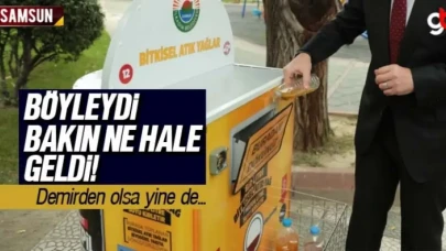 Atık pil ve atık yağ kutusu Aypikut'un son hali