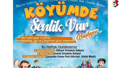 Çarşamba 'Köyümde Şenlik Var' etkinliği