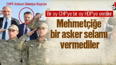 Atakum Belediye Başkanı CHP’li Cemil Deveci, Mehmetçiğe asker selamı vermedi