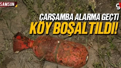 Çarşamba'da torpido alarmı, köy boşaltıldı
