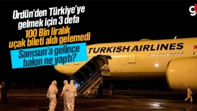 Ürdün'den 3 defa uçak bileti alıp gelemedi, 100 bin lira harcadı