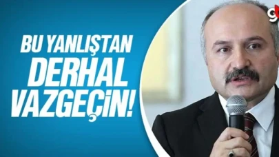 Erhan Usta, 'Bu yanlıştan derhal vazgeçin'