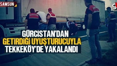 Gürcistan'dan getirdiği uyuşturucu ile Tekkeköy'de yakalandı