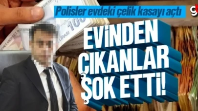 Çelik kasadan çıkanlar şok etti, delil olarak kullanılacak