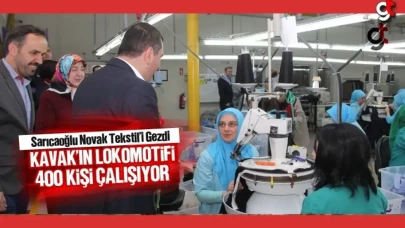 Samsun Kavak Belediye Başkanı Novak Tekstil'i Gezdi