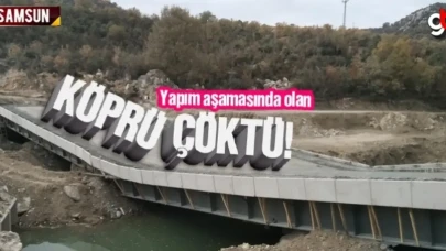 Daha yapılmadan köprü çöktü