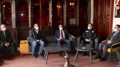 Emniyet Müdürü Alper'den Trabzon Gazeteciler Cemiyetine ziyaret