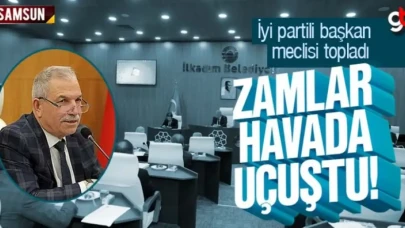 İlkadım Belediyesi'nde Zamlar Havada Uçuştu