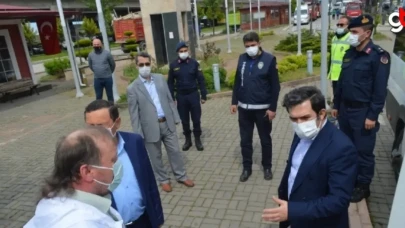 Espiye'de Kovid-19 denetimleri sürüyor