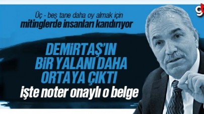 Necattin Demirtaş'ın Bir Yalanı Daha Ortaya Çıktı