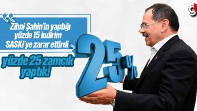 Samsun&#039;da suya yapılan yüzde 25 zamcık
